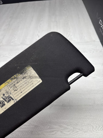 08-13 OEM BMW E92 328 335 M3 Coupe Left Driver Sun Visor Black Felt