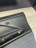 01-06 BMW E46 M3 PASSENGER RIGHT SIDE DOOR PANEL CARD BLACK OEM