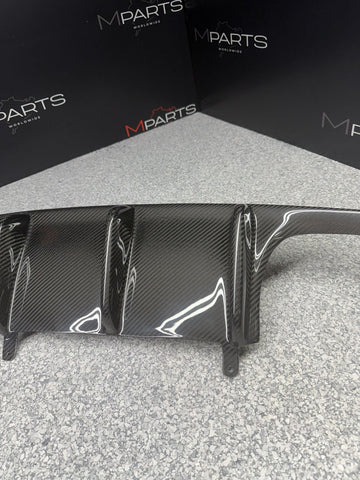 NEW 08-13 BMW E92 E93 M3 Carbon Fiber Rear Bumper Diffuser V Style