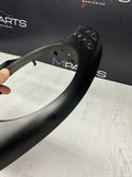 OEM 01-06 BMW E46 M3 Upper Lower Steering Wheel Trim Cover Plate Black