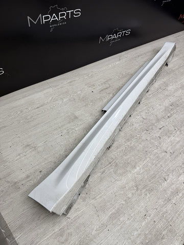 15-20 OEM BMW F82 F83 M4 Right Passenger Side Skirt Rocker Panel Alpine White