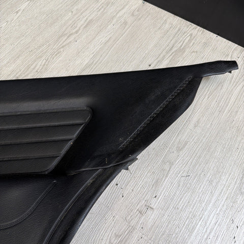 BMW E30 Coupe Right Side Rear Interior Door Card Panel Black 51431961290 *Notes*