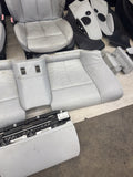 08-10 BMW E64 M6 Convertible Front Rear Door Cards Seat Pair Gray Grey OEM