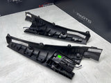 01-06 BMW E46 M3 CONVERTIBLE REAR INTERIOR QUARTER TRIMS COVERS PANELS BLACK
