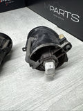 01-06 BMW E46 M3 00-03 E39 M5 Left Right Fog Lights Lens Foglight Non Fluted OEM