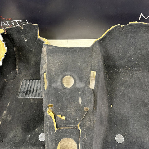 01-06 BMW E46 M3 OEM Convertible Coupe Front Black Floor Carpet Interior *Notes*