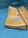 01-06 BMW E46 M3 Convertible Rear Left Right Door Cards Panels Trims Cinnamon