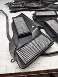 08-13 BMW E90 E92 E93 M3 Front Windshield Cowl Cabin Air Filter Cover Set OEM