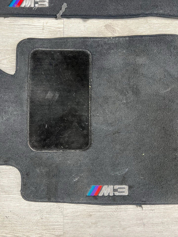 Genuine 01-06 BMW E46 M3 Coupe Carpets Floor Mats Black Front