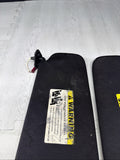 08-13 OEM BMW E92 328 335 M3 Coupe Right Left Pair Sun Visor Black Felt