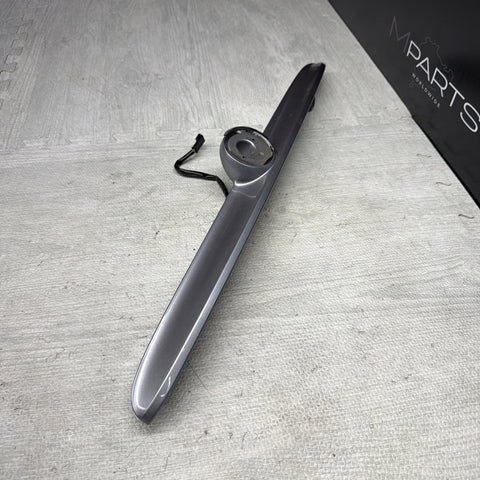 01-06 BMW E46 M3 Convertible Trunk Lid Grip Key Deck Handle Silver Gray