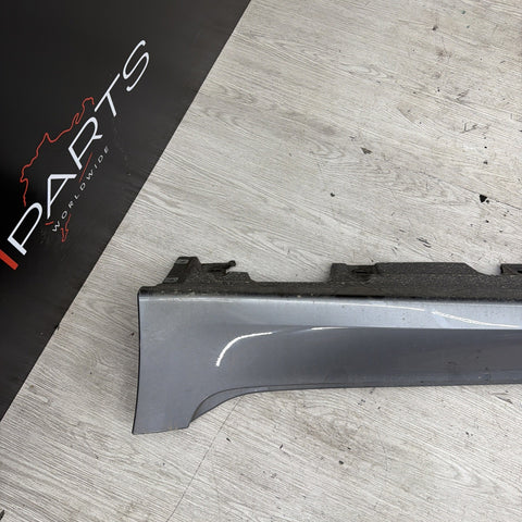 BMW F10 11-16 Left Side Skirt Rocker Panel Molding  USED OEM Space Gray