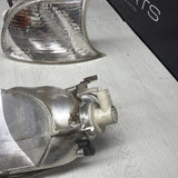 02-06 BMW E46 325 328 M3 Clear Corner Lights Tail Lamps 6919651 6919652 *Notes*