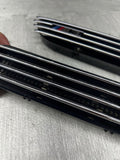 01-06 BMW E46 M3 Left Right Fender Vent Grilles Grills Trims Chrome Genuine OEM