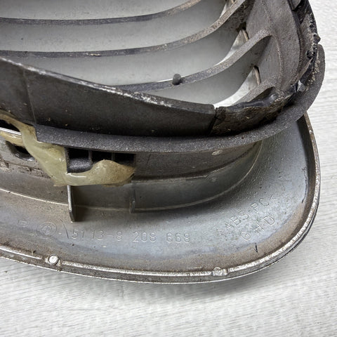 BMW E46 M3 01-06 Hood Grille Chrome OEM Right Passenger 8208668 *Broken Tabs