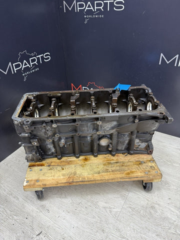 01-06 BMW E46 M3 Engine Motor Bottom Bare Block S54 *Rusty Cylinder