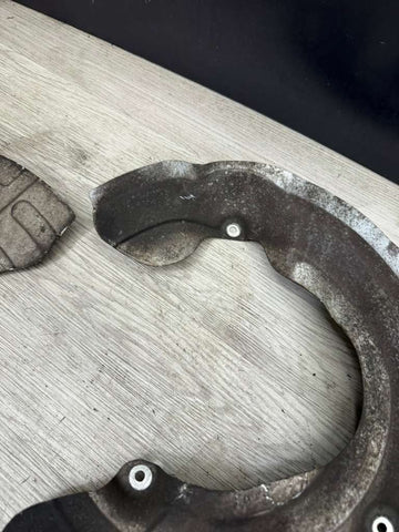 15-20 BMW F80 F82 F83 M2 M4 PROTECTION PLATE FRONT PAIR L+R OEM 2284743 2284744