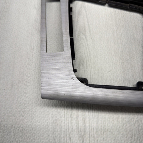 01-06 BMW E46 M3 Convertible Interior Center Shift Shifter Trim Brushed Aluminum