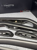 01-06 BMW E46 M3 Convertible Interior Armrests Trim Set Titan Shadow *Notes*