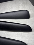 01-06 BMW OEM E46 M3 Coupe Trim Armrest Pads Set Black 8238622