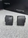 01-06 BMW E46 M3 330 Coupe Rear Side Bolster Window Motor Trims Covers
