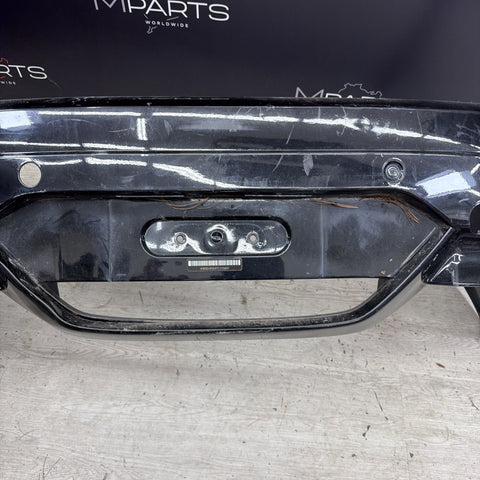 (PICKUP ONLY) 06-10 BMW E63 E64 M6 OEM Rear Bumper Sapphire Black *Bent*