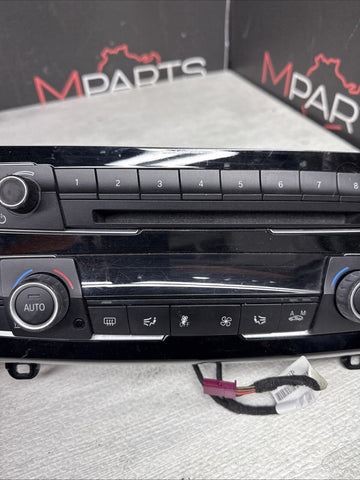 2018 BMW F80 F82 F83 M3 M4 Radio Climate Control Panel Gloss Black Ambient LED