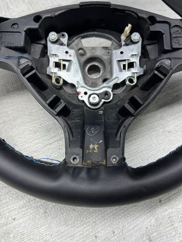 REWRAPPED Perforated BMW Steering Wheel 01-06 E46 M3 Stock MANUAL 32342282020