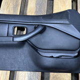 96-02 BMW Z3M Front Left Driver Door Card Panel Cover Trim Leather Black OEM