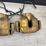 01-06 E46 M3 Front Brake Calipers Left Right Pair Set Yellow