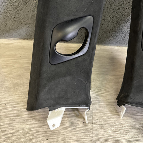OEM 2014-2018 BMW X5M F85 F15 B PILLARS ALCANTARA SUEDE BLACK