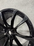 2019-2024 Lamborghini Urus Front Wheel Black Rim 23x10 ET28 OEM