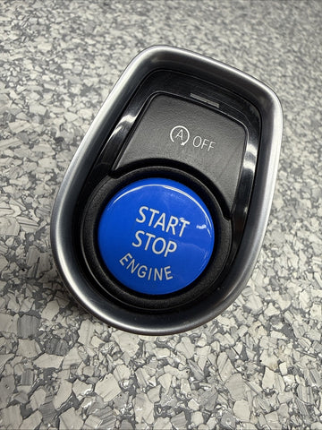 BMW Start Stop Switch Button Cover Cap Blue F22 F87 F23 F30 F80 F31 F82 F33 F83