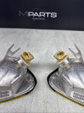 02-06 BMW E46 325 328 M3 Corner Lights Lamps Yellow Film 6919651 6919652