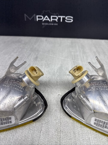 02-06 BMW E46 325 328 M3 Corner Lights Lamps Yellow Film 6919651 6919652