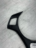 08-13 BMW E90 E92 E93 M3 Lower Steering Wheel Trim Cover Plate Black *Notes*