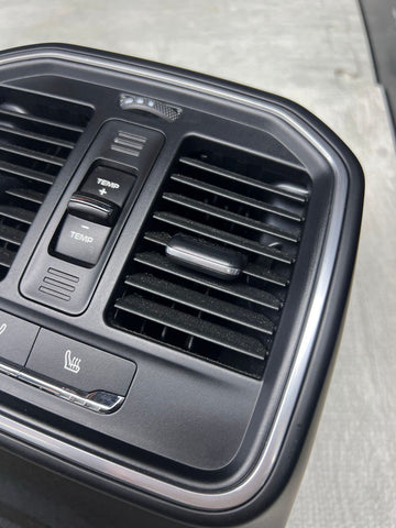15-23 PORSCHE MACAN REAR A/C PANEL W/HEATED SEATS & DUAL USB PORT 95B819203