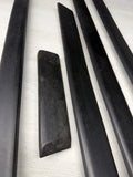 BMW E36 M3 Sedan 1992-1998 Black Door Mouldings Trims Set OEM