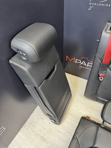 2015-2018 Porsche Macan Interior Set Front Rear Seats Pair Black Seat *Notes*