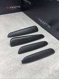 01-06 BMW OEM E46 M3 Coupe Trim Armrest Pads Set Black 8238622