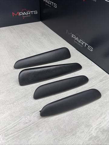 01-06 BMW OEM E46 M3 Coupe Trim Armrest Pads Set Black 8238622
