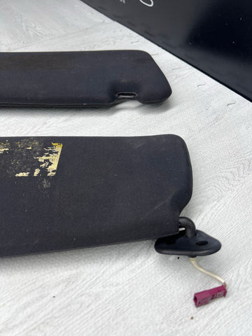 01-06 BMW E46 M3 Left Right Visors Sticker Peeling Off