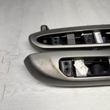 01–06 BMW E46 M3 Coupe Rear Titan-Shadow Interior Trim Set Left+Right Gray OEM