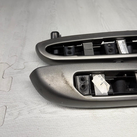 01–06 BMW E46 M3 Coupe Rear Titan-Shadow Interior Trim Set Left+Right Gray OEM