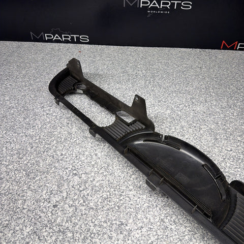 01-06 BMW E46 M3 CONVERTIBLE REAR SEAT ROLLOVER BAR TRIM COVER BLACK 8204279 OEM
