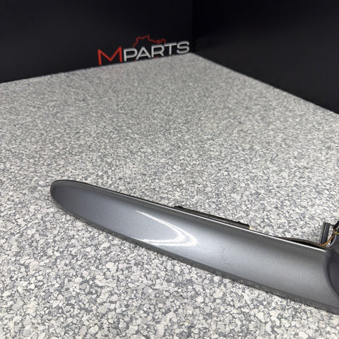 01-06 BMW E46 M3 Convertible Trunk Lid Grip Key Deck Handle Silver Gray