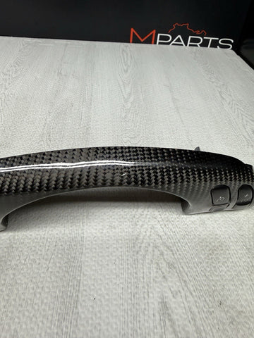 BMW E46 M3 01-06 Carbon Fiber Steering Wheel Upper Steering Buttons Trim