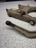 00-03 BMW E39 M5 Rear Left Driver Side Control Arm Lower Upper Set OEM