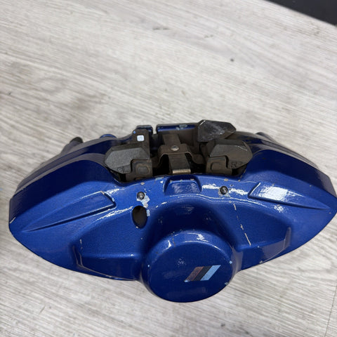 OEM BMW F80 F83 M3 M4 Front Rear 380/370mm Brake Calipers SET Brembo Blue