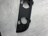 01-06 BMW E46 CONVERTIBLE REAR SEAT ROLLOVER BAR TRIM COVER 8204279 OEM BLACK